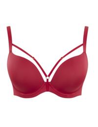 Cleo by Panache Faith Amour Moulded Plunge Bra Scarlett