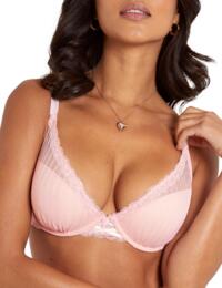 Pour Moi Luxe Linear Lightly Padded Bra Soft Pink