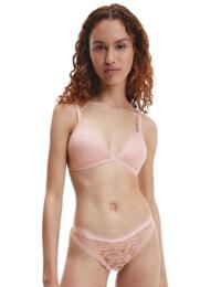  Calvin Klein CK One Lace Brief Pink Shell