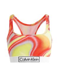 Calvin Klein Pride Bralette Iridescent Print_tuscan Terra Cotta 