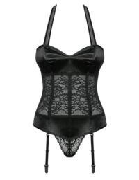 Obsessive Ailay Corset & Thong Black 