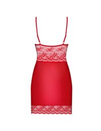 Obsessive Lovica Chemise And Thong Red