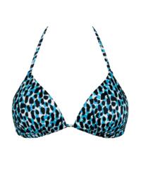Sloggi Shore Koh Tachai Padded Bikini Top Blue Dark Combination