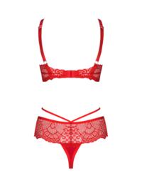 Obsessive Loventy 2 Piece Set Red