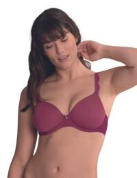 Rosa Faia Selma Underwired Bra with Spacer Cups Purple Wine