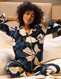 Cyberjammies Verity Long Sleeve Pyjama Top Floral Print 