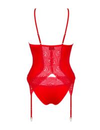 Obsessive Diyosa Corset and Panties Red