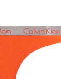 Calvin Klein Radiant Cotton Thongs Three Pack Energy/White/Samba