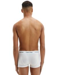 Calvin Klein Mens Cotton Stretch Three Pack Low Rise Trunks White 