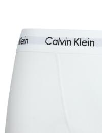 Calvin Klein Mens Cotton Stretch Trunk Three Pack White/Red Ginger/Pyro Blue