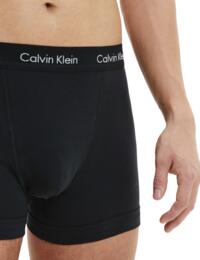 Calvin Klein Mens Cotton Stretch Trunk Three Pack Black W. Black WB