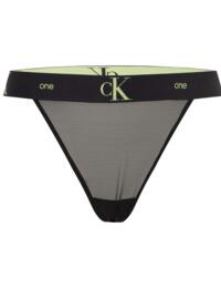 Calvin Klein Women's CK One Mesh High-Leg Tanga Underwear QF6961 NWT