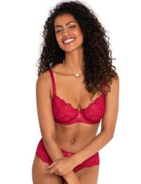 Pour Moi Amour Underwired Non Padded Bra Red/Cherry 