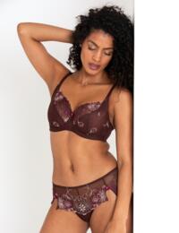 Pour Moi St Tropez Full Cup Bra Chocolate/Red 