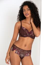 Pour Moi St Tropez Shorty Brief Chocolate/Red