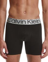 Calvin Klein Steel Cotton Boxer Briefs 3 Pack Black