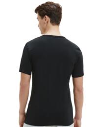 Calvin Klein Mens CK One V Neck T-Shirt 2 Pack Black