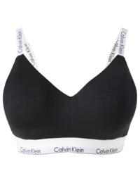 Calvin Klein Modern Cotton Lightly Lined Bralette Black