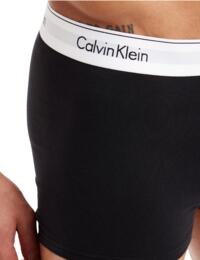 Calvin Klein Mens Modern Cotton Trunks 3 Pack Black