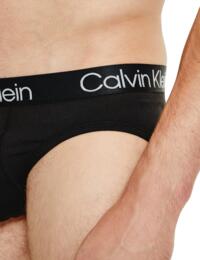 Calvin Klein Mens Essential Calvin Hip Briefs 3 Pack Black