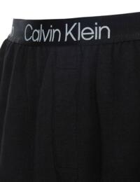 Calvin Klein Mens Modern Structure Sleep Shorts Black