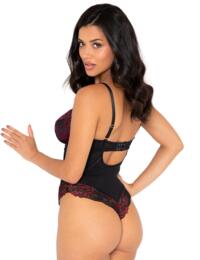 Pour Moi After Hours Underwired Body Red/Black 