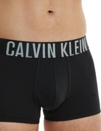 Calvin Klein Mens Intense Power Trunks 2 Pack Black