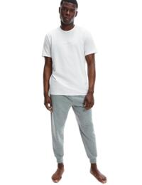  Calvin Klein Structure Lounge Crew Neck T-Shirt White