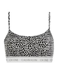 Calvin Klein CK One Cotton String Bralette Mini Giraffe/Grey Heather