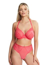 Cleo by Panache Addison Non Padded Plunge Underwire Bra  (10616),30H,Paradise Pink