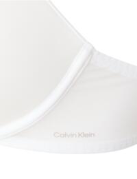 Calvin Klein Sheer Marquisette Lightly Lined Demi Bra White