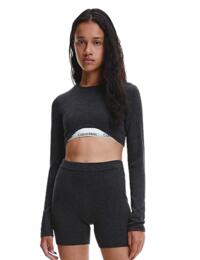 Calvin Klein Sweater Lounge Pyjama Shorts Charcoal Heather