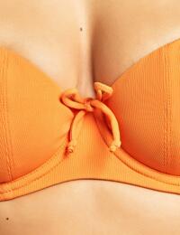 Panache Golden Hour Scoop Bikini Top Orange Zest