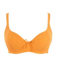 Panache Golden Hour Scoop Bikini Top Orange Zest