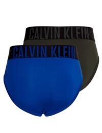 Calvin Klein Mens Intense Power Hip Brief 2 Pack Providence Blue/New Slate