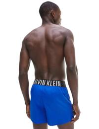 Calvin Klein Mens Intense Power Boxer Slim 2 Pack New Slate/ Providence Blue