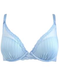 Pour Moi Luxe Linear Lightly Padded Bra Powder Blue
