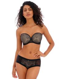 Tailored Moulded Strapless Bra Black