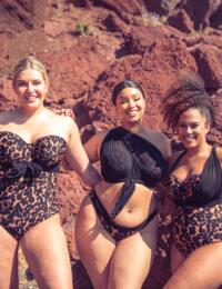 Curvy Kate Wrapsody Bandeau Bikini Leopard Print