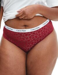 Calvin Klein Carousel Plus Size 3 Pack Briefs Intense Plum/Red Carpet/Olive