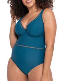 Curvy Kate First Class Plunge Swimsuit Deep Teal