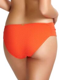 Panache Echo Gather Bikini Brief Orange