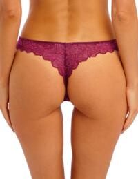 Wacoal Lace Perfection Tanga Brief Red Plum