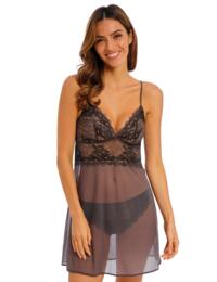 Wacoal Lace Perfection Chemise Charcoal