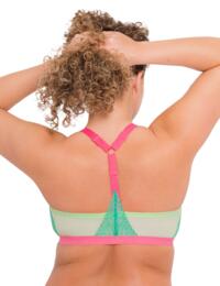 Curvy Kate Front and Centre Bralette Mint/Pink