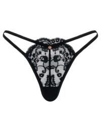 Scantilly by Curvy Kate Embrace Thong Black