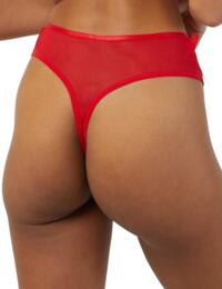Wolf & Whistle Maisie High Waisted Thong Red