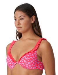 Marie Jo Swim LA GOMERA Deep Sea Coral padded bikini top heartshape