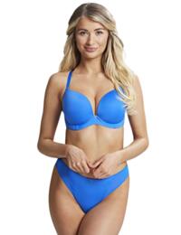 Cleo by Panache Koko Chic Moulded Plunge T-Shirt Bra Electric Blue