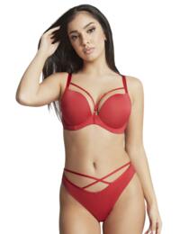Cleo by Panache Faith Amour Moulded Plunge Bra Scarlett 